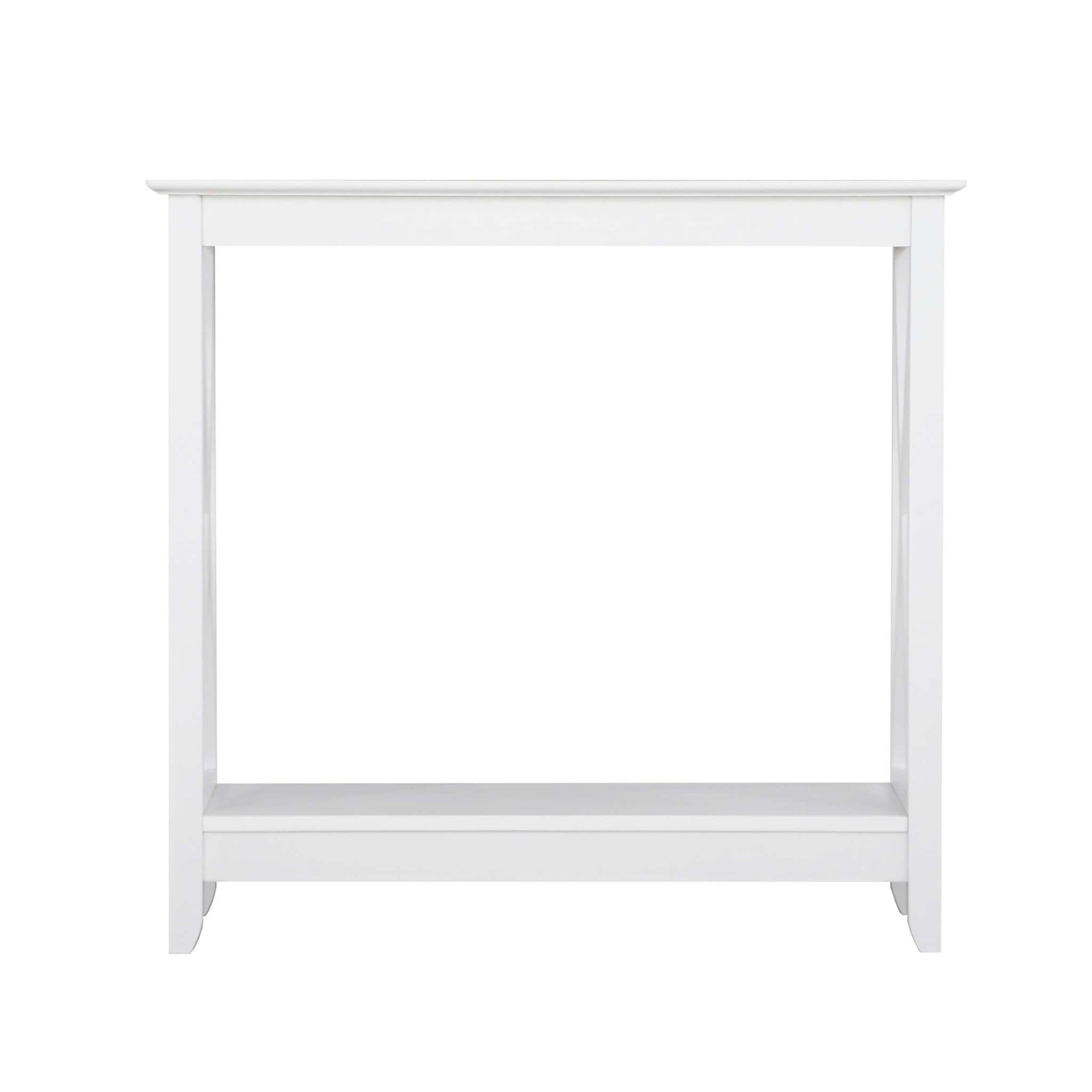 Coastal Console Table in White-Upinteriors