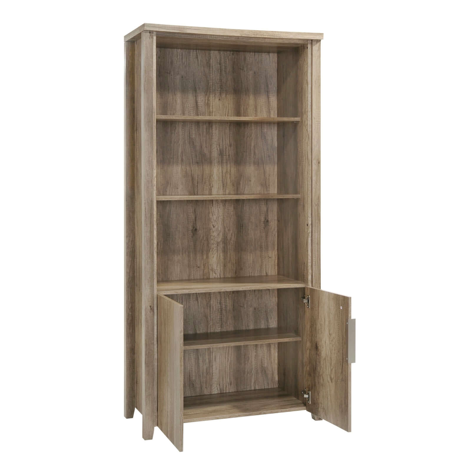 Display Shelf Book Case Stand Bookshelf Natural Wood like MDF in Oak Colour-Upinteriors
