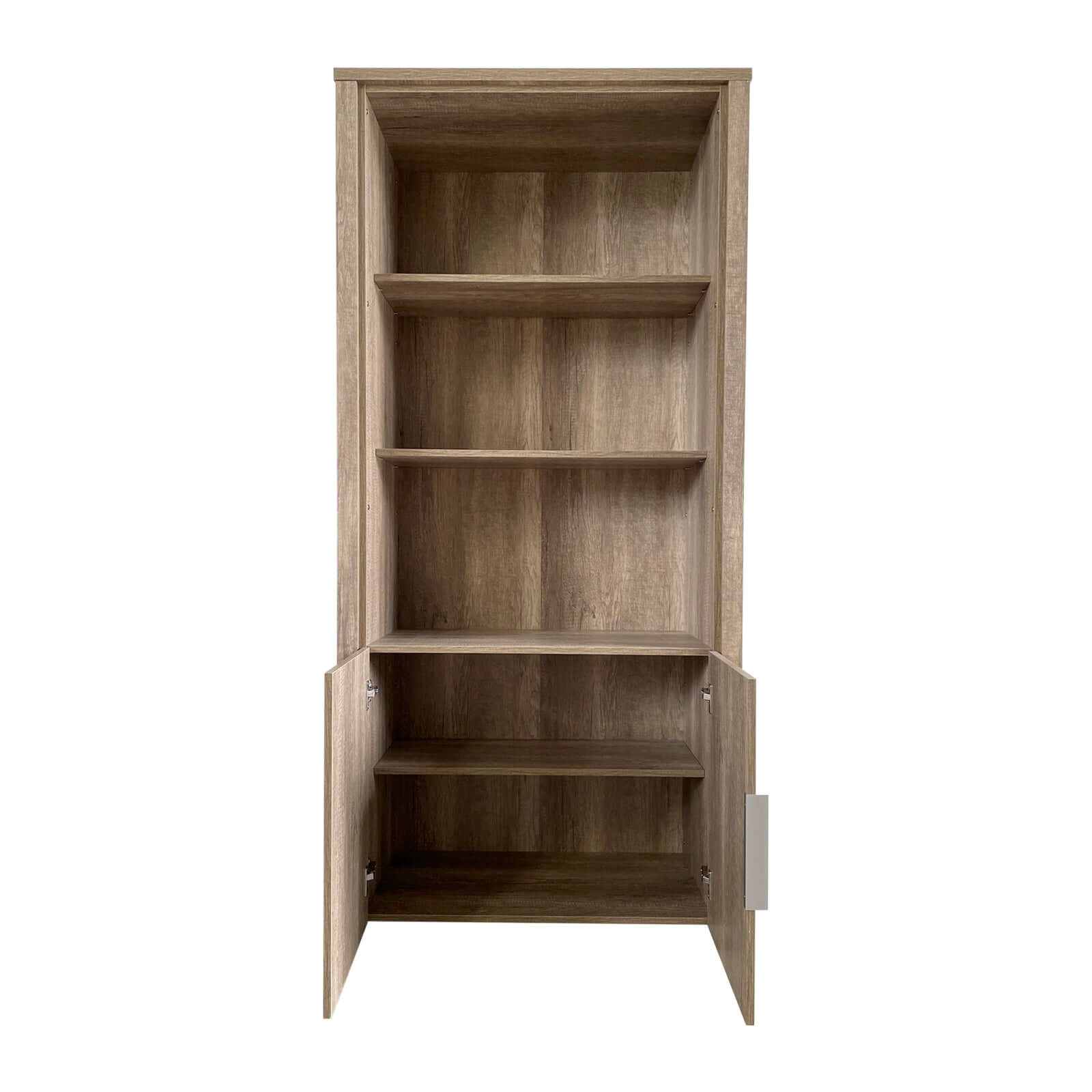 Display Shelf Book Case Stand Bookshelf Natural Wood like MDF in Oak Colour-Upinteriors