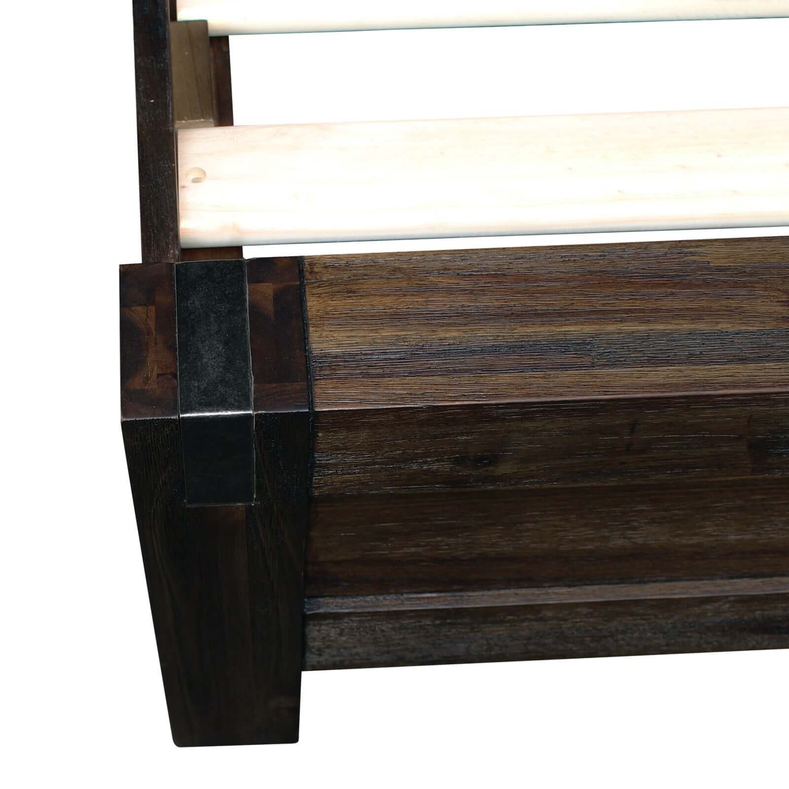 Purchase Solid Wood Veneered Acacia Queen Bedroom Suite-Upinteriors
