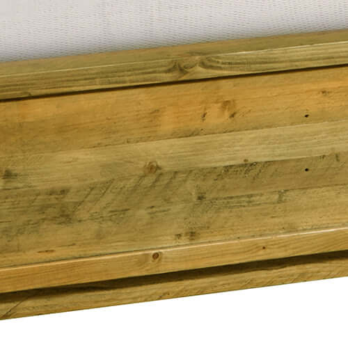 Buy King Size Wooden Bed Frame - Antique Design-Upinteriors