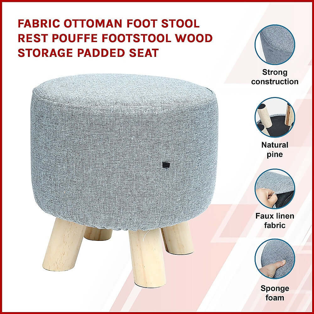 Shop High-Quality Ottoman Foot Stool in Australia-Upinteriors