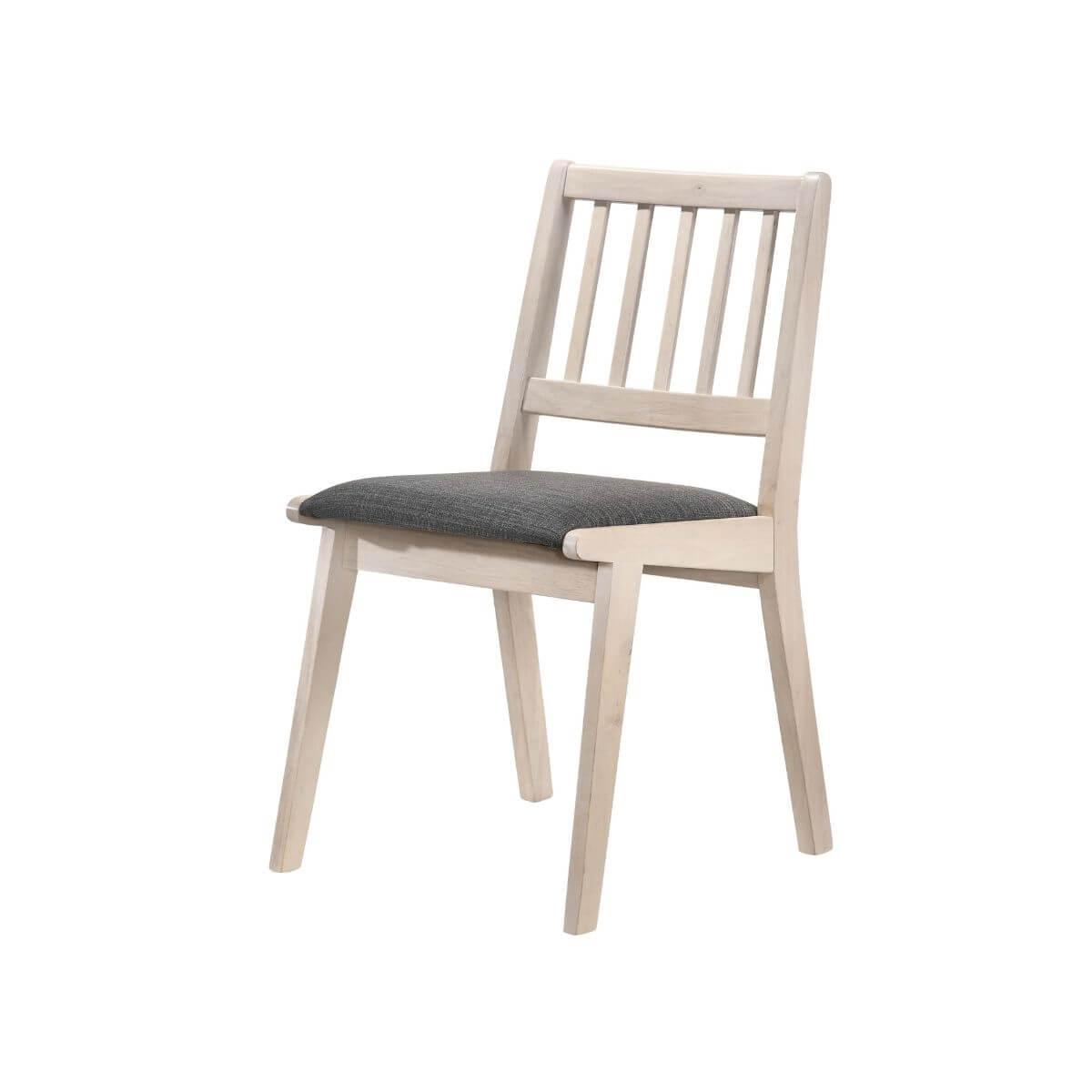 Harriette White Washed Oak Finish Dining Chair Set of 2-Upinteriors
