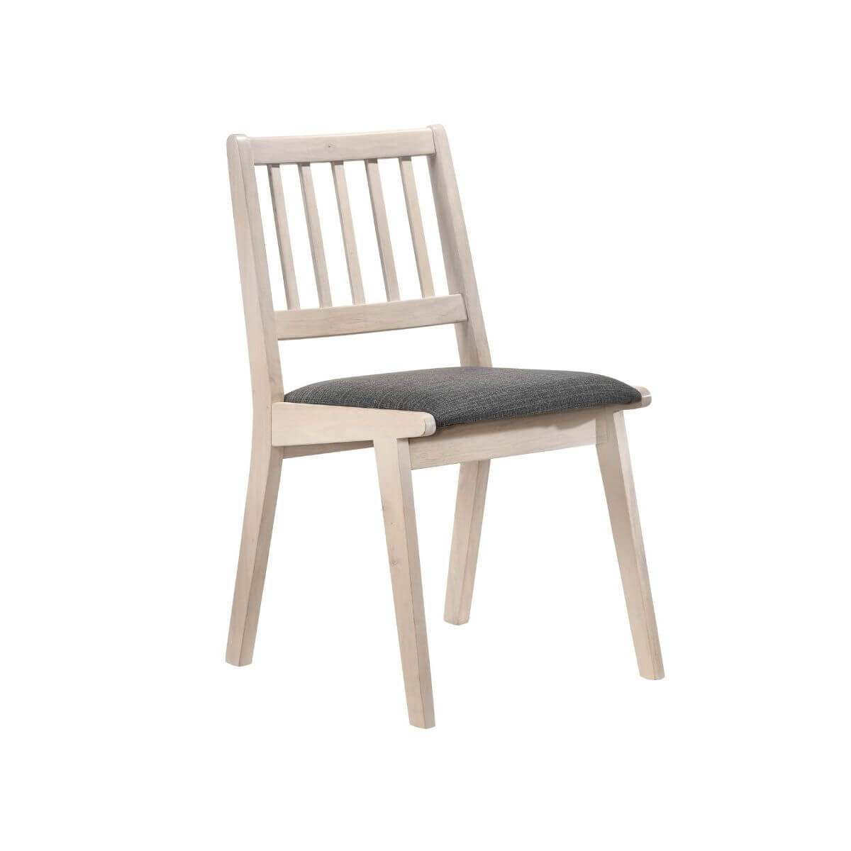 Harriette White Washed Oak Finish Dining Chair Set of 2-Upinteriors