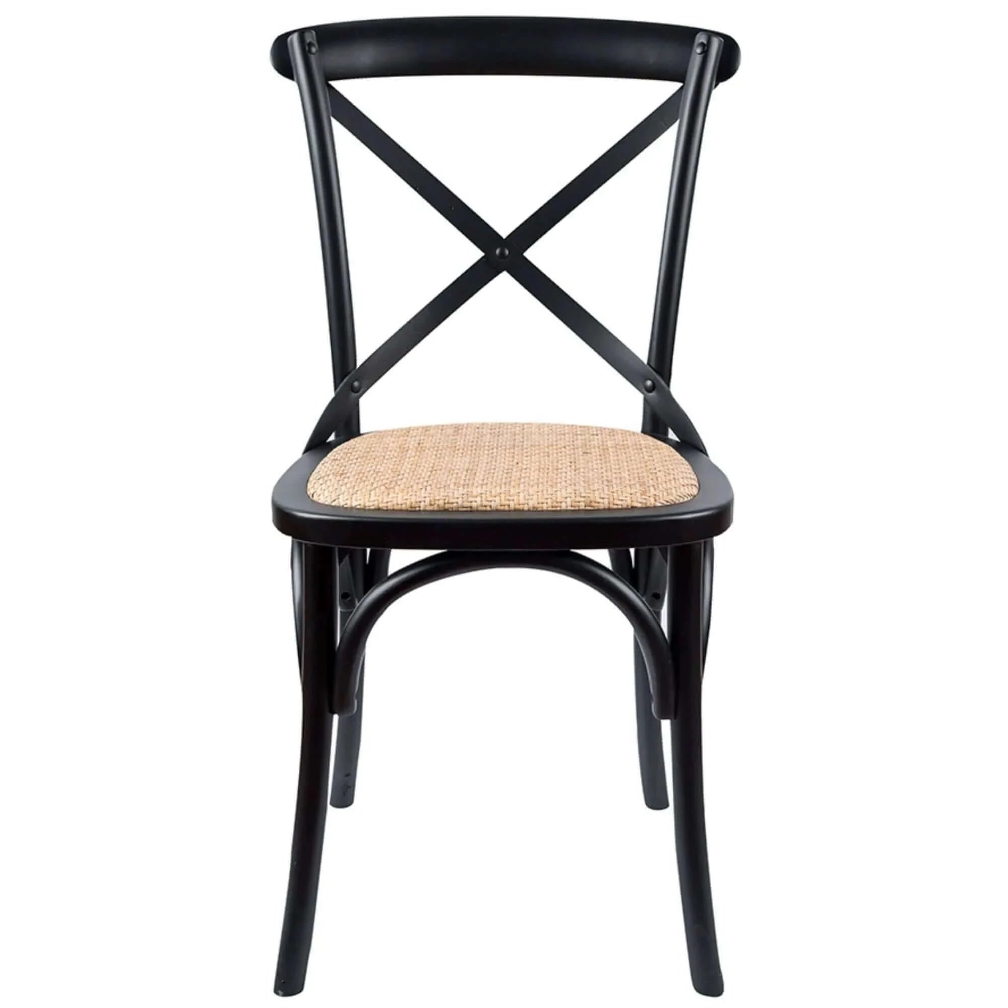 Buy aksa 9pc dining set 210-310cm extension timber table 8 black cross back chair - upinteriors-Upinteriors
