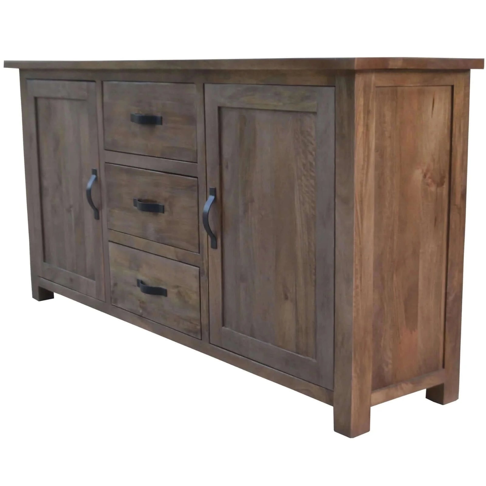 Buy aksa buffet table 175cm 2 door 3 drawer solid mango timber wood - upinteriors-Upinteriors
