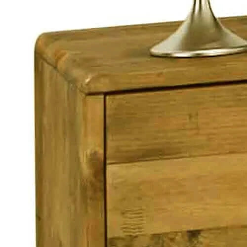 Buy Two Drawer Bedside Table - Light Brown Colour-Upinteriors