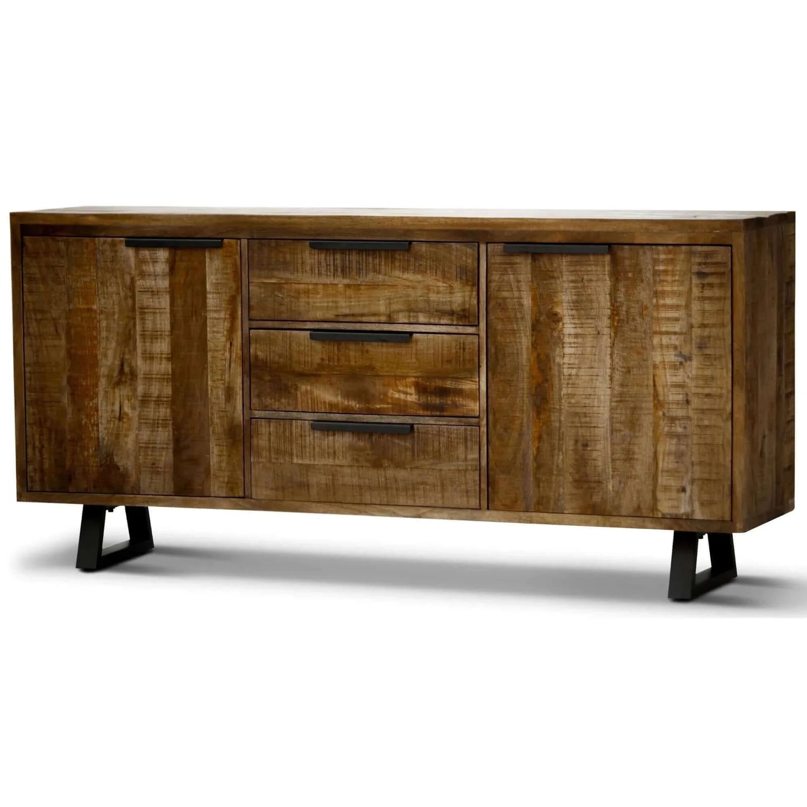 Buy begonia buffet sideboard table 170cm 2 door 3 drawer mango wood unique furniture - upinteriors-Upinteriors