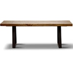 Buy begonia coffee table 130cm live edge solid mango wood unique furniture - natural - upinteriors-Upinteriors