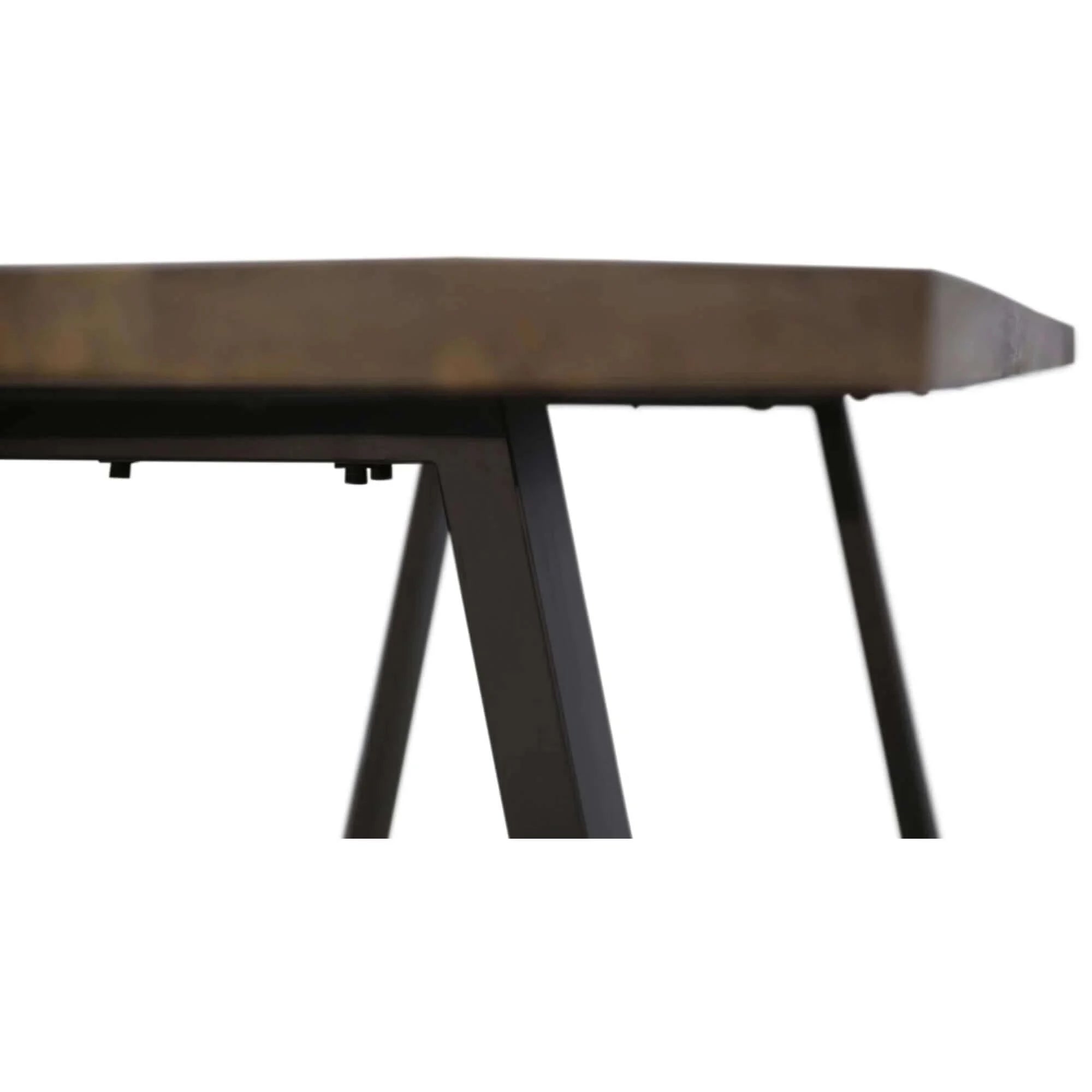 Buy begonia dining table 180cm live edge solid mango wood unique furniture - natural - upinteriors-Upinteriors