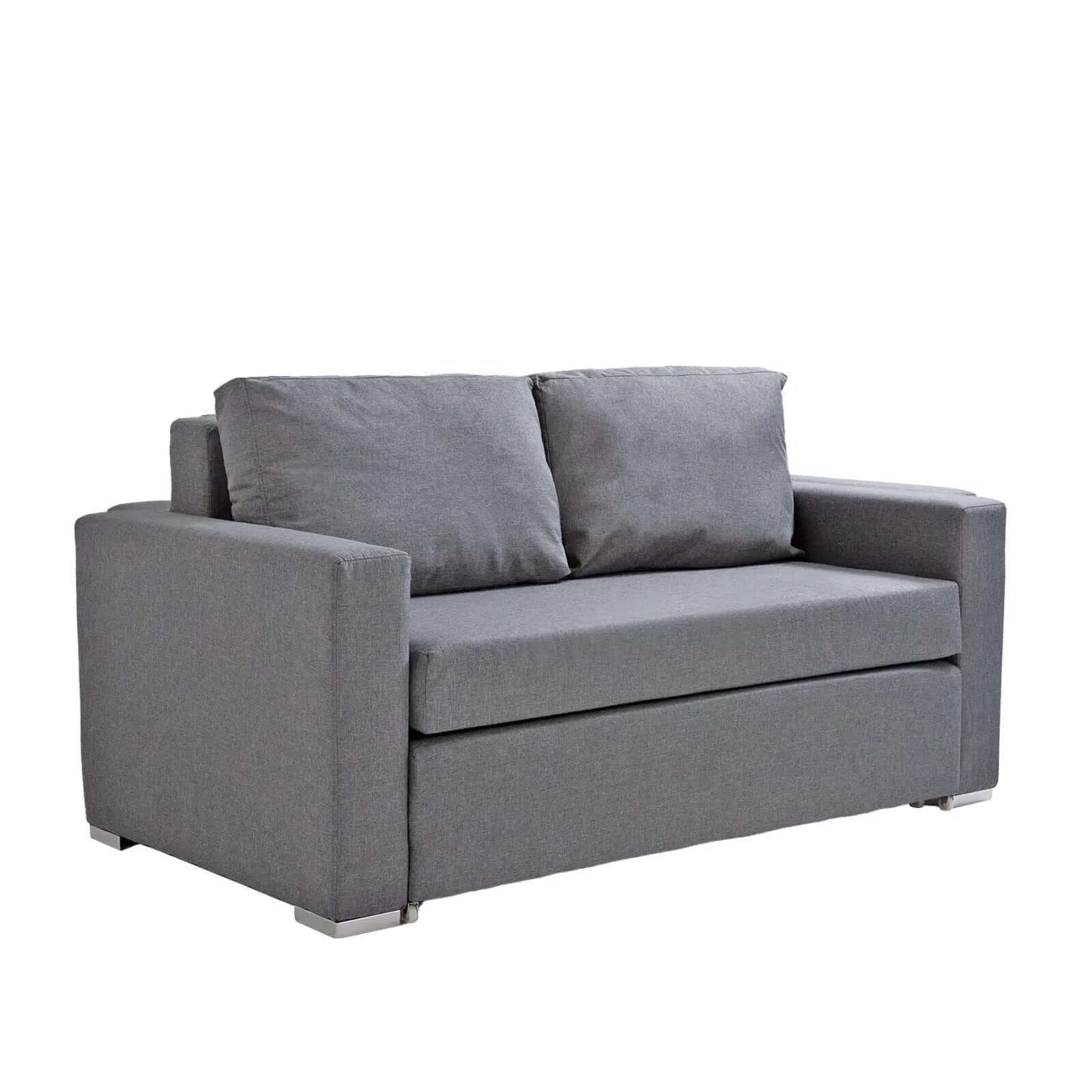 Buy Casa Decor Selena 2 in 1 Sofa Couch Charcoal 2 Seater in Australia -Upinteriors