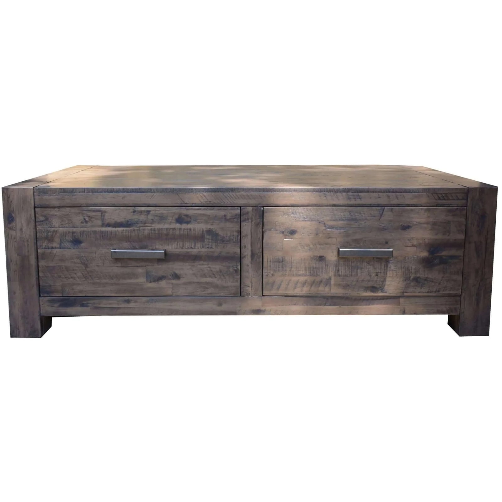 Buy Catmint Coffee Table 127cm 2 Drawer Solid Acacia Wood – Upinteriors-Upinteriors