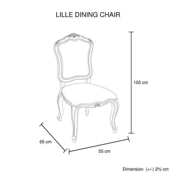 Buy dining chair linen fabric beige oak wood white washed finish - upinteriors-Upinteriors
