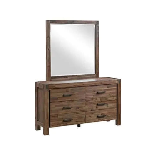 Buy Dresser with 6 Drawers made with Solid Acacia Wood-Upinteriors