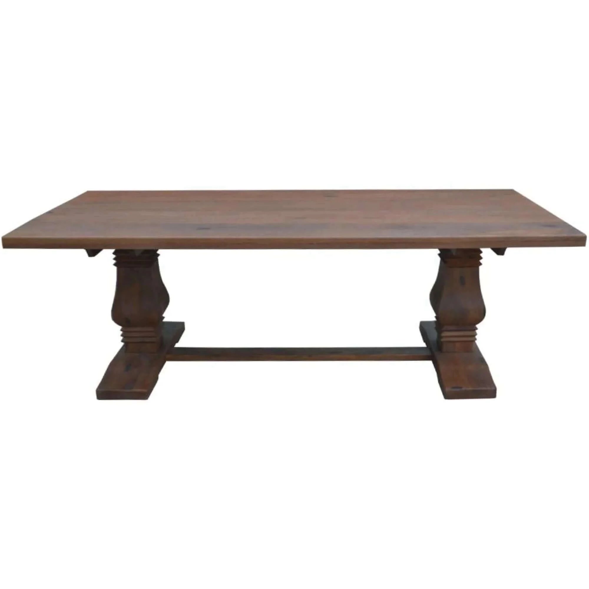Buy florence dining table 180cm french provincial pedestal solid timber wood - upinteriors-Upinteriors