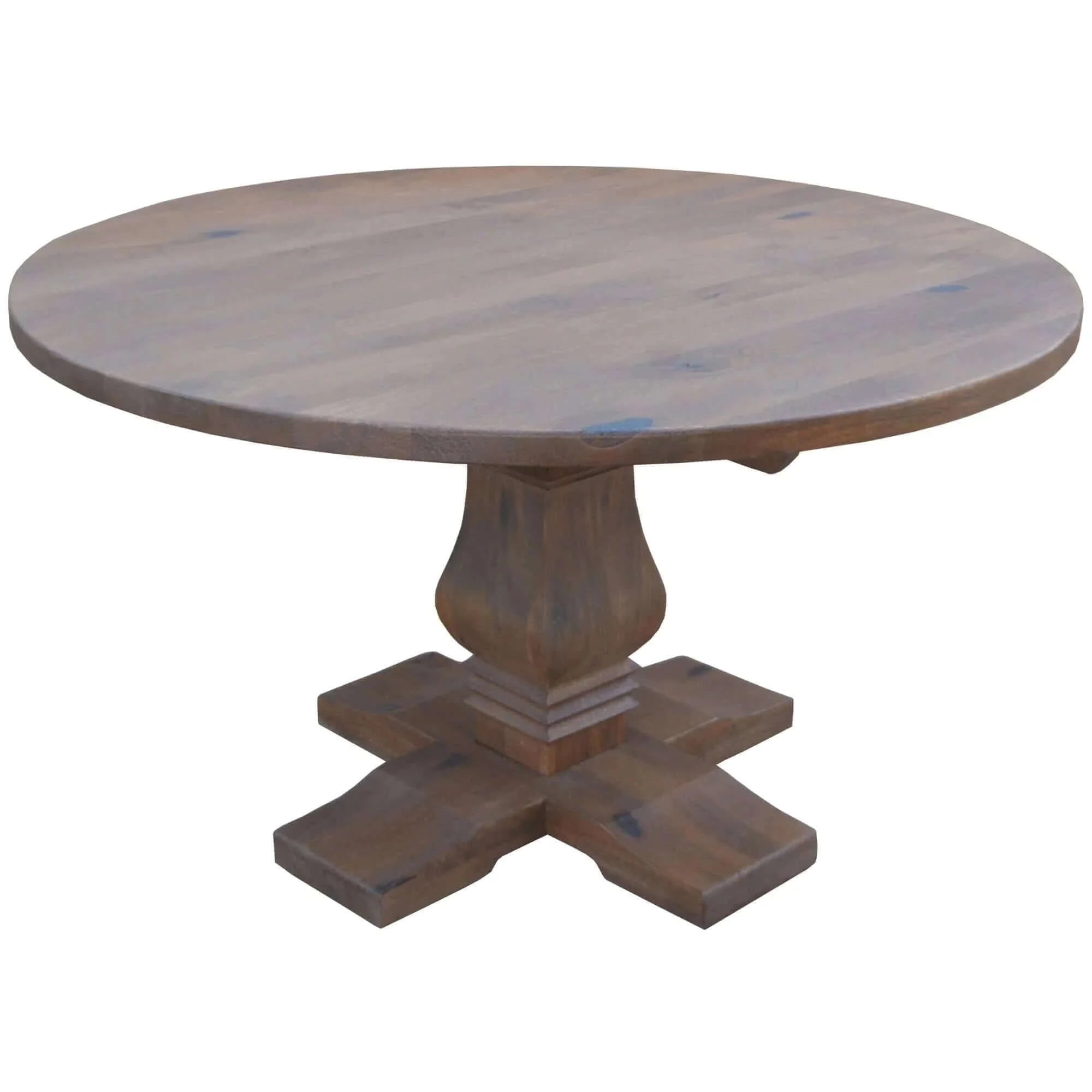 Buy florence round dining table 135cm french provincial pedestal solid timber wood - upinteriors-Upinteriors