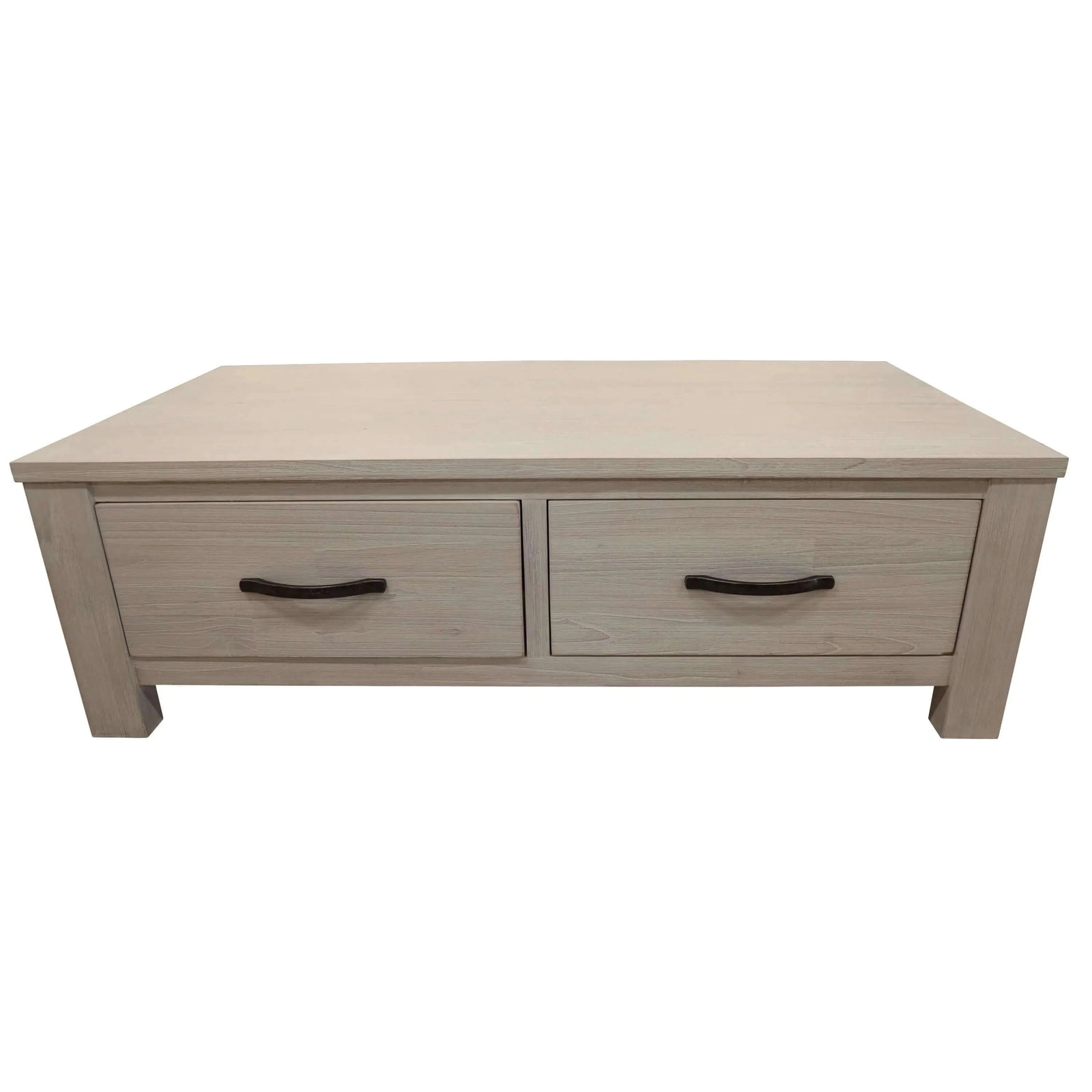 Buy Foxglove Coffee Table 127cm 2 Drawer Solid Mt Ash Timber Wood – Upinteriors-Upinteriors