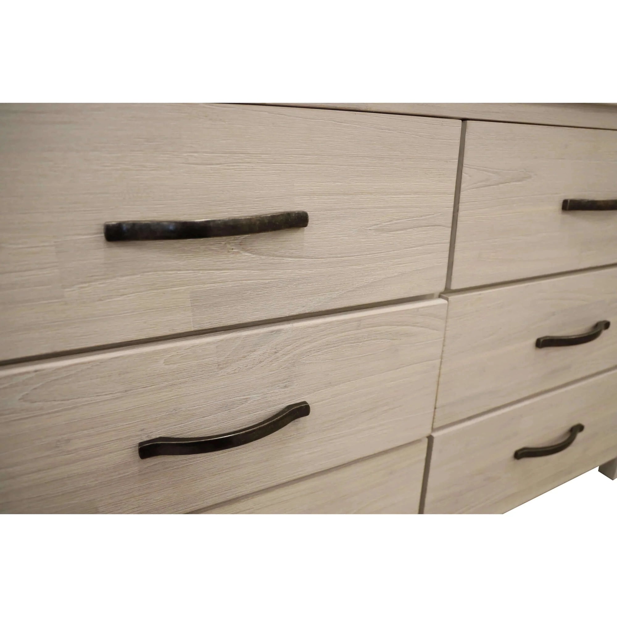 Buy foxglove dresser 6 chest of drawers solid wood tallboy storage cabinet - white - upinteriors-Upinteriors