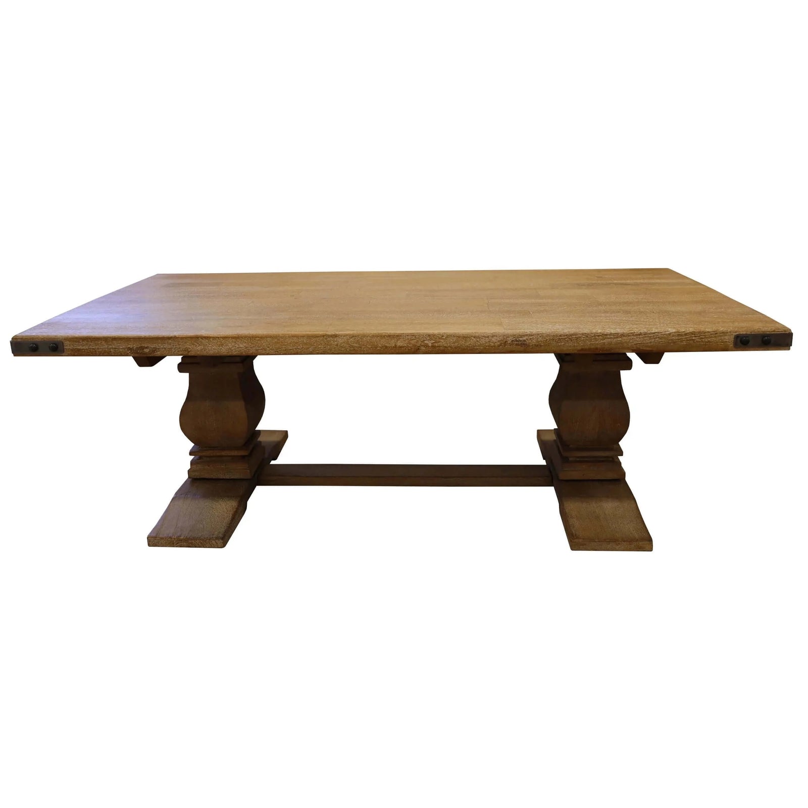 Buy Gloriosa Coffee Table 140cm Pedestal Solid Mango Timber Wood – Upinteriors-Upinteriors