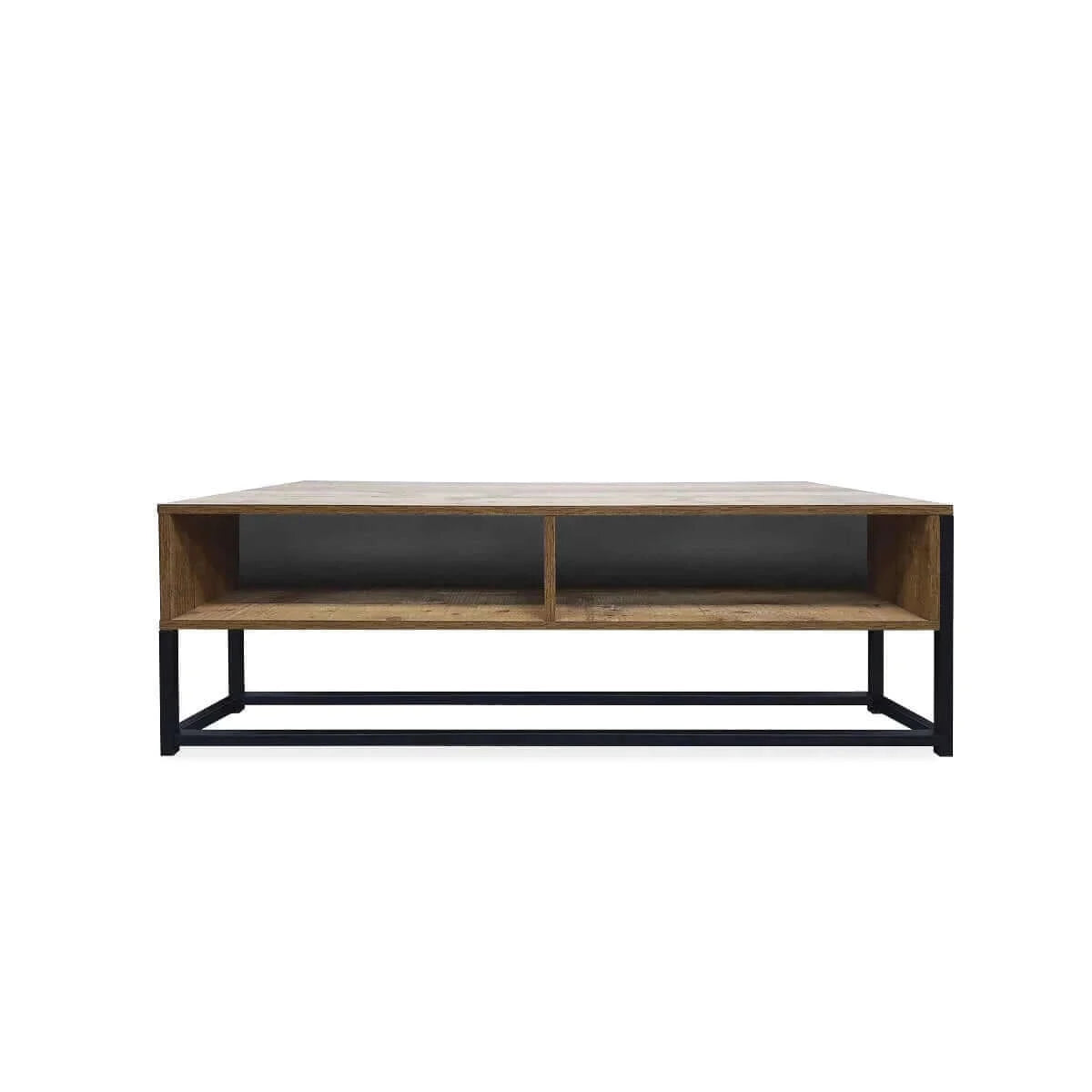 Home Master Vogue Wood Tone Coffee Table Stylish Rustic Flawless Design 110cm-Upinteriors