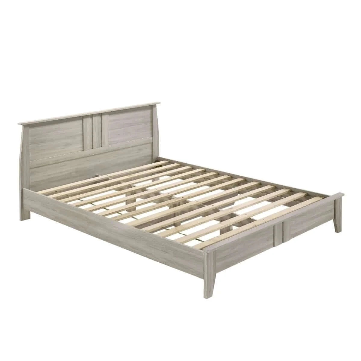 Buy king wooden bed frame base - upinteriors-Upinteriors