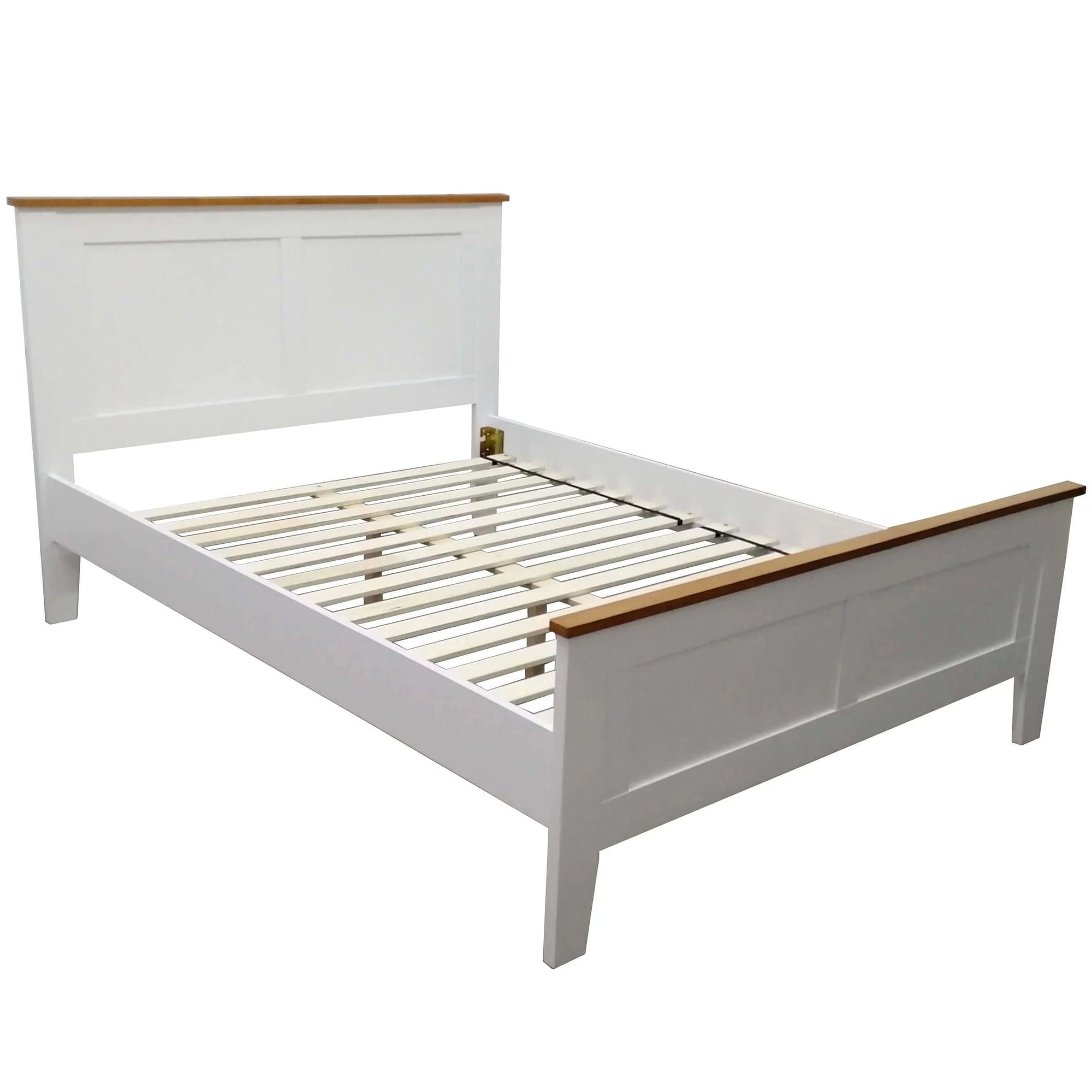 Buy lobelia 4pc queen bed suite bedside tallboy bedroom furniture package - white - upinteriors-Upinteriors