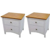 Buy lobelia bedside 2pc bedroom set drawers nightstand storage cabinet - white - upinteriors-Upinteriors