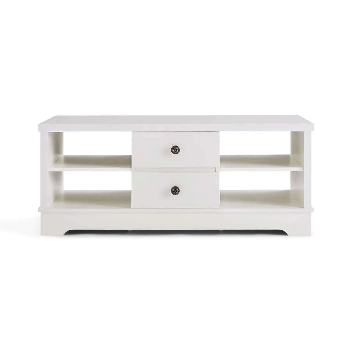 Buy margaux white coastal style coffee table with drawers - upinteriors-Upinteriors