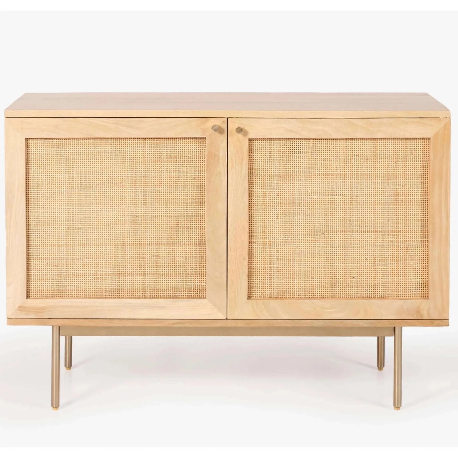 Buy martina buffet table sideboard 100cm 2 door solid mango wood storage cabinet - upinteriors-Upinteriors