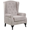 Buy Mellowly Wing Back Chair Sofa- Beige in Australia – Upinteriors -Upinteriors