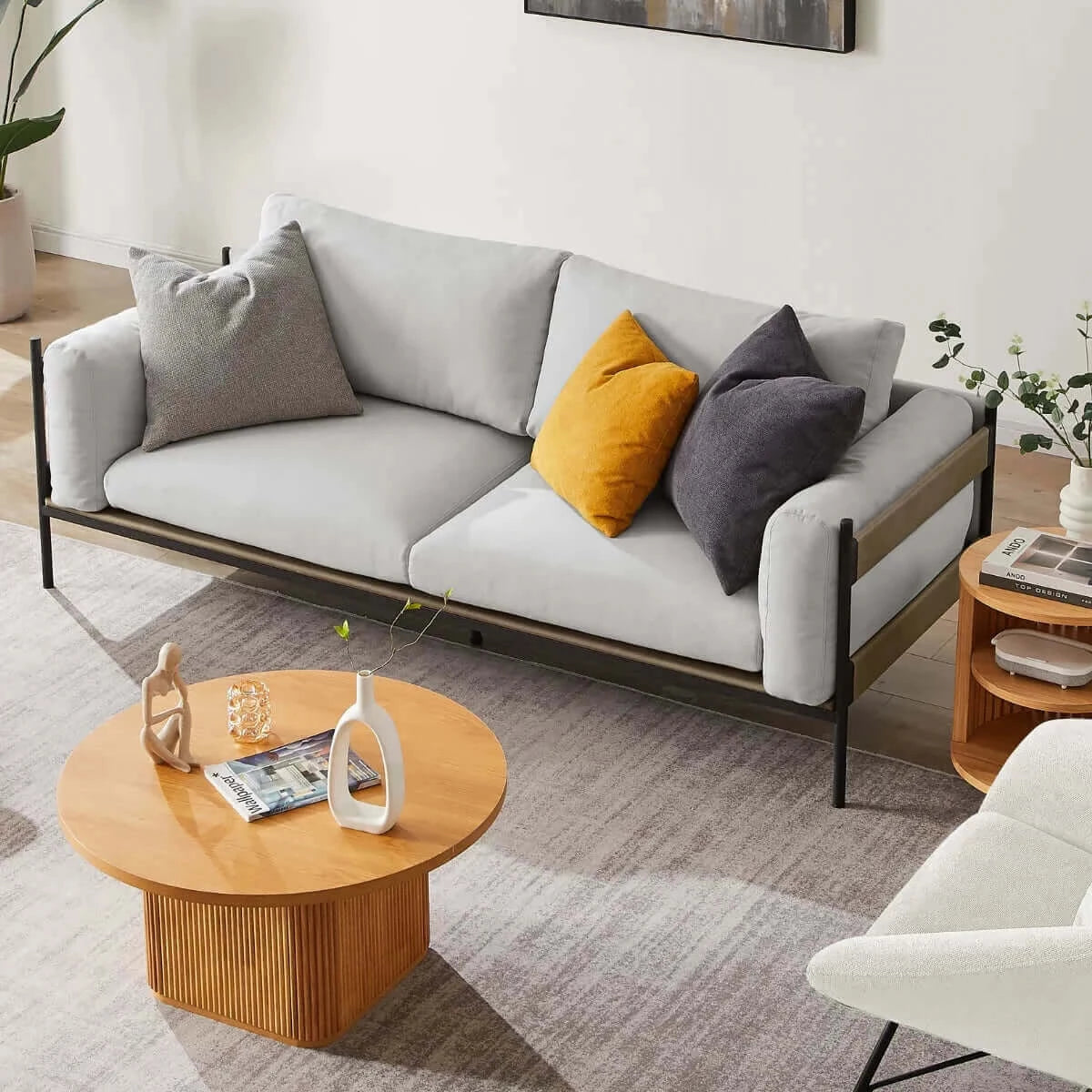 Buy nicolai 3 seater sofa - upinteriors-Upinteriors