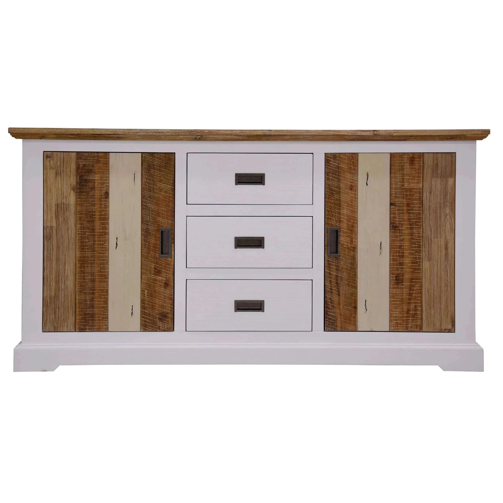 Buy orville buffet table 166cm 2 door 3 drawer solid acacia timber wood -multi color - upinteriors-Upinteriors