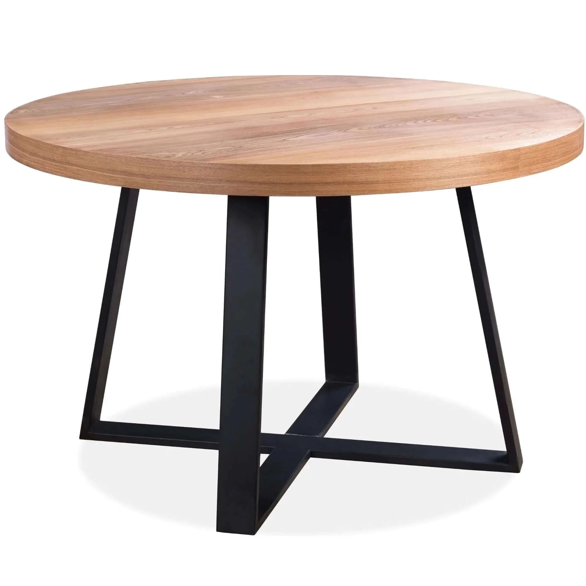 Buy petunia 5pc 120cm round dining table set 4 wishbone chair elm timber wood - upinteriors-Upinteriors