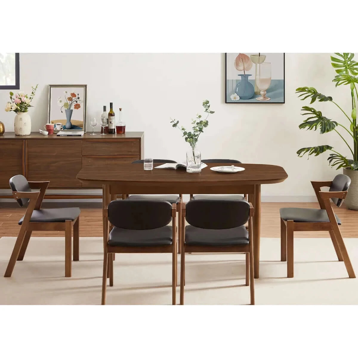 Buy pierre walnut 160cm dining table - upinteriors-Upinteriors