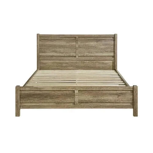 Buy Solid Oak Bed Frame Queen Size in Australia-Upinteriors