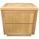 Buy rosemallow bedside table 2 drawers storage cabinet nightstand end tables timber - upinteriors-Upinteriors