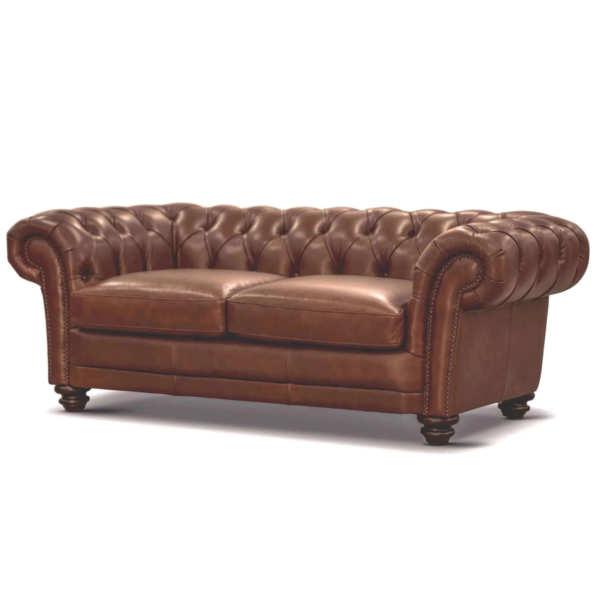 Buy Sonny 2.5 Seater Genuine Leather Sofa Chestfield Lounge Couch – Upinteriors-Upinteriors