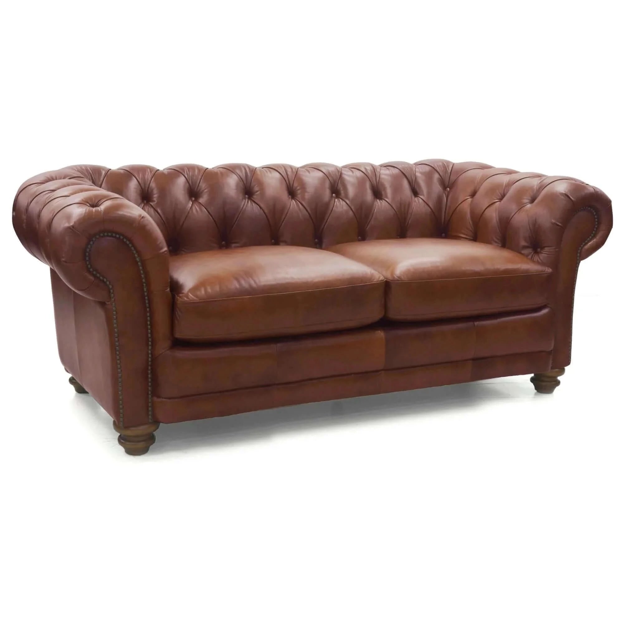 Buy Sonny 2.5 Seater Genuine Leather Sofa Chestfield Lounge Couch – Upinteriors-Upinteriors