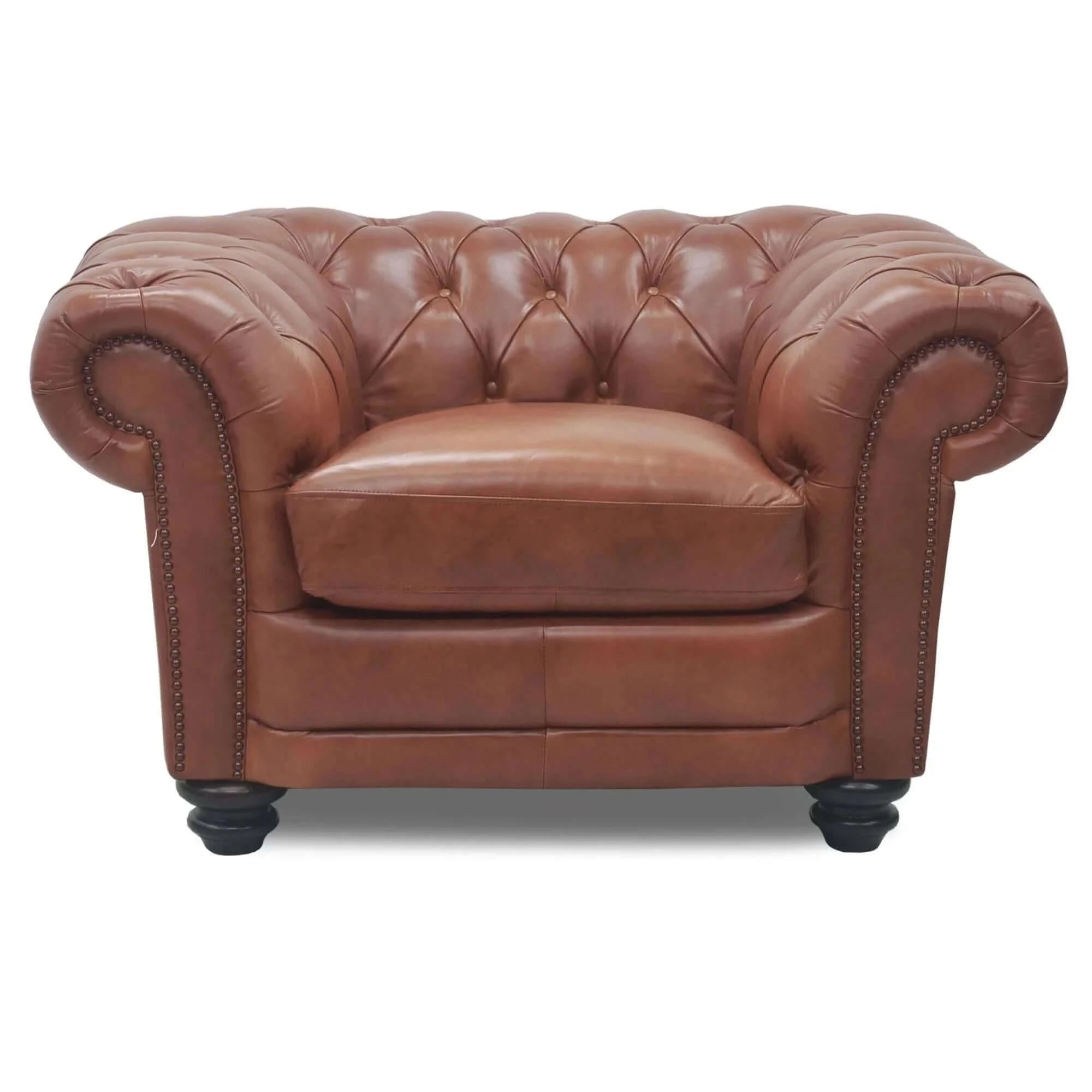Buy sonny 2.5+1 seater genuine leather sofa chestfield lounge couch - butterscotch - upinteriors-Upinteriors