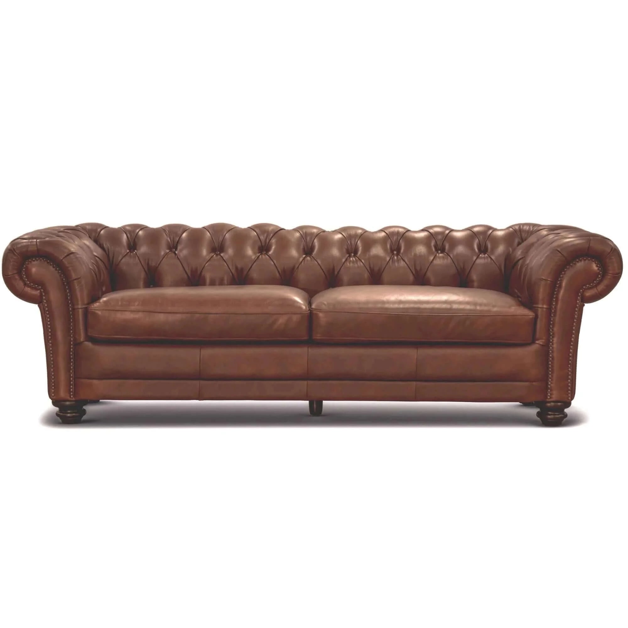 Buy sonny 3 seater genuine leather sofa chestfield lounge couch - butterscotch - upinteriors-Upinteriors
