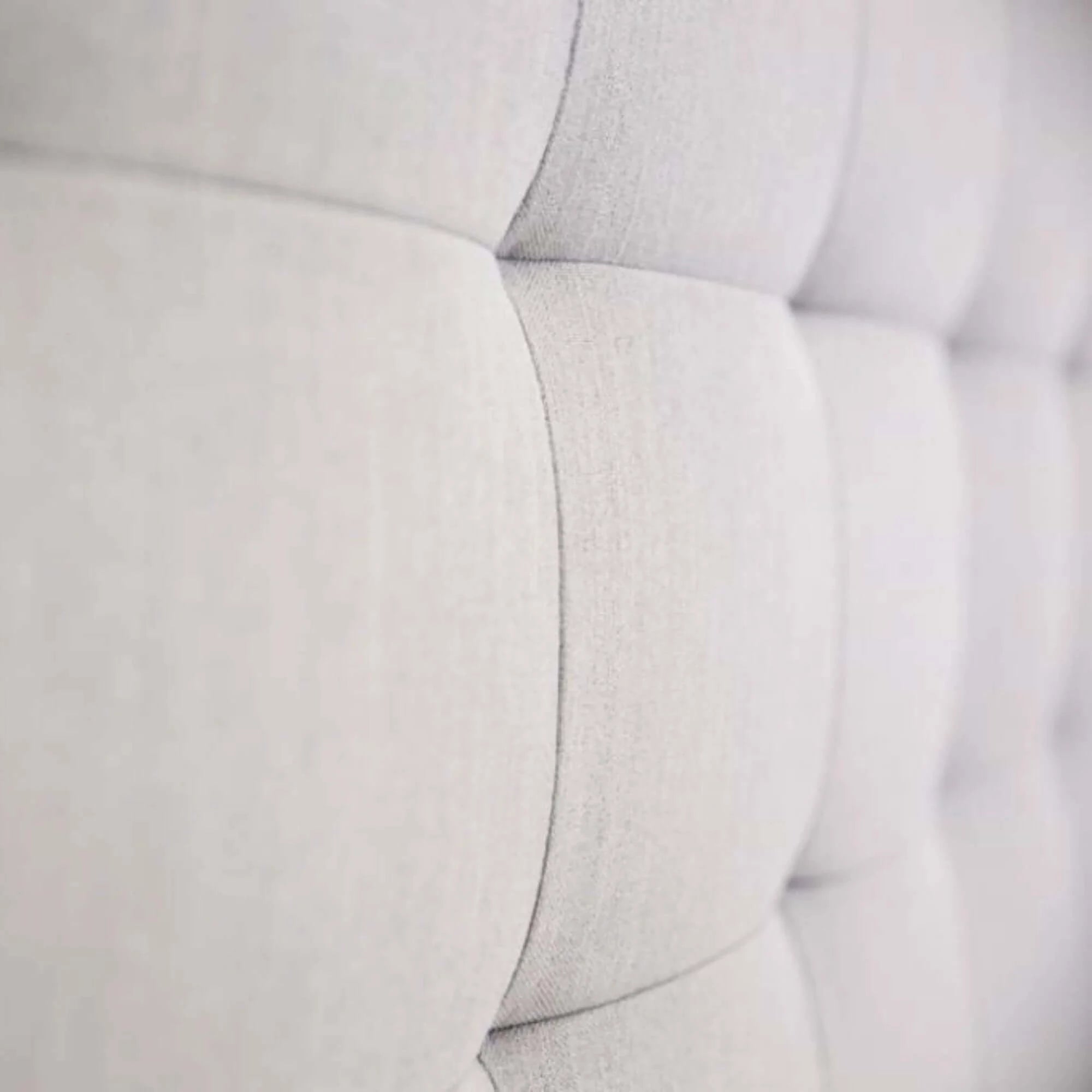 Buy volga queen bed platform frame fabric upholstered mattress base - grey - upinteriors-Upinteriors