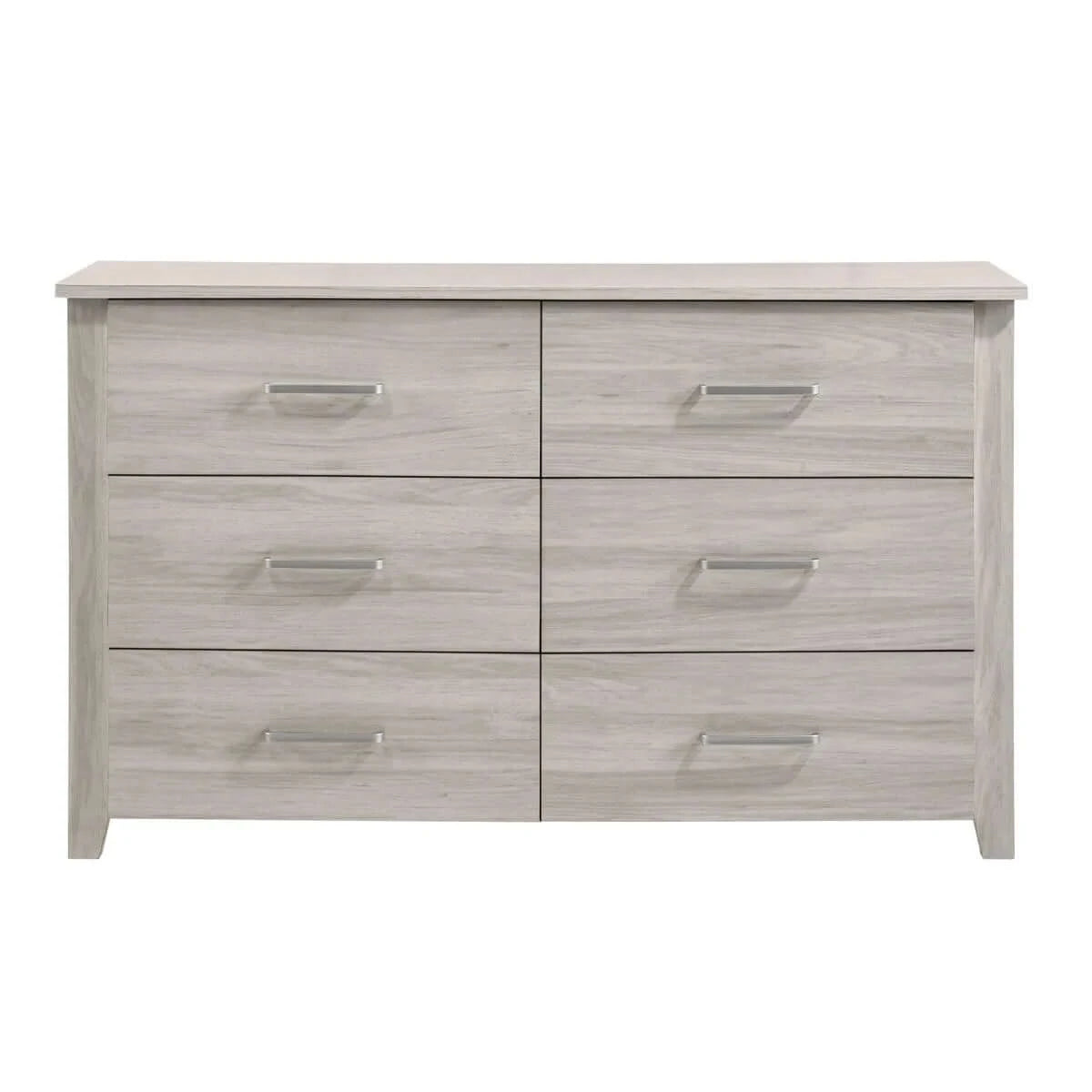 Buy white 6 chest of drawers bedroom cabinet storage tallboy dresser - upinteriors-Upinteriors