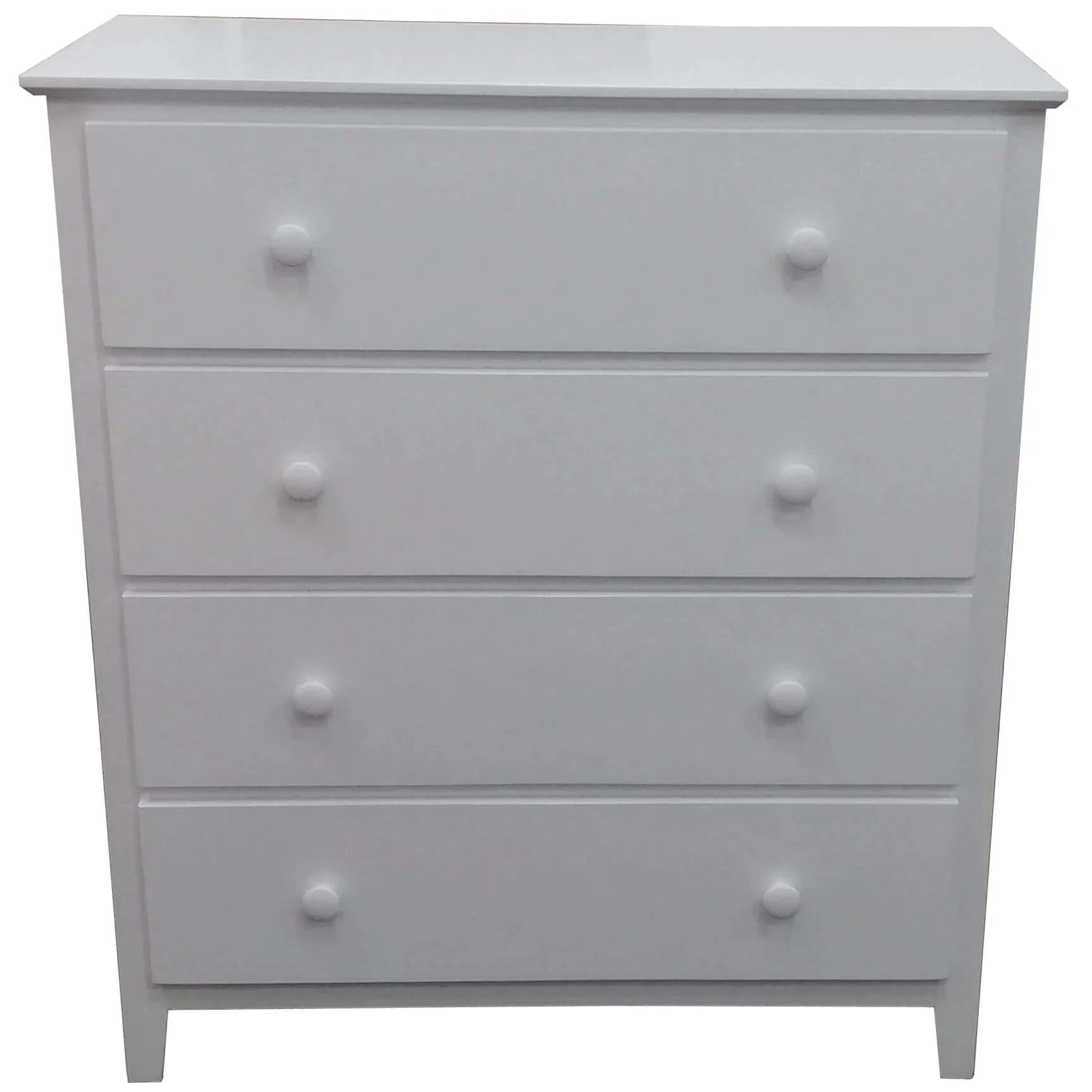 Buy wisteria bedside tallboy 3pc bedroom set drawers nightstand storage cabinet -wht - upinteriors-Upinteriors